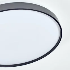 Luminaires Scandinaves-hofstein Sofo Plafonnier LED Noir, 1 lumière, Télécommandes