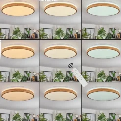 Luminaires Scandinaves-hofstein Sofo Plafonnier, Panel LED Blanc, 1 lumière, Télécommandes