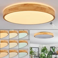 Luminaires Scandinaves-hofstein Sofo Plafonnier, Panel LED Blanc, 1 lumière, Télécommandes