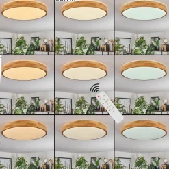 Luminaires Scandinaves-hofstein Sofo Plafonnier, Panel LED Blanc, 1 lumière, Télécommandes