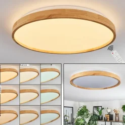 Luminaires Scandinaves-hofstein Sofo Plafonnier, Panel LED Blanc, 1 lumière, Télécommandes