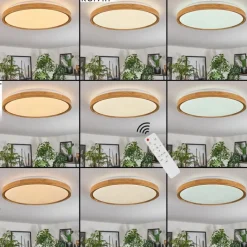 Luminaires Scandinaves-hofstein Sofo Plafonnier, Panel LED Blanc, 1 lumière, Télécommandes