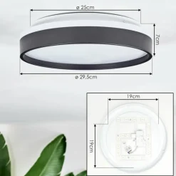 hofstein Sofo Plafonnier, Panel LED Blanc, 1 lumière