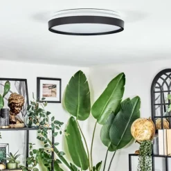 hofstein Sofo Plafonnier, Panel LED Blanc, 1 lumière, Télécommandes