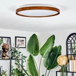 hofstein Sofo Plafonnier, Panel LED Blanc, 1 lumière, Télécommandes