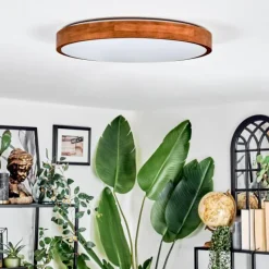 hofstein Sofo Plafonnier, Panel LED Blanc, 1 lumière, Télécommandes