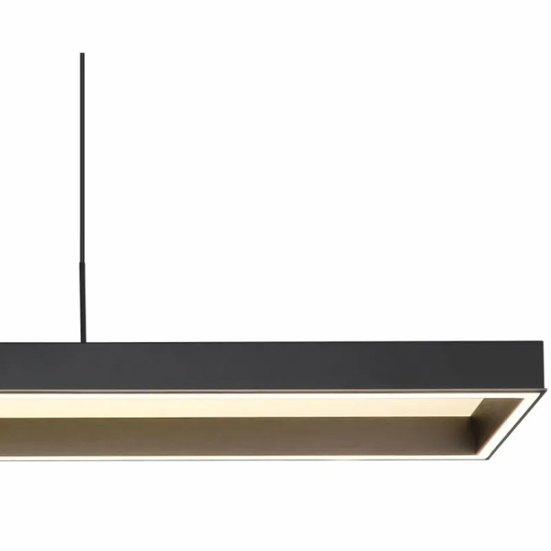 Luminaires Globo Lighting Sola Suspension LED Noir, 1 lumière, Télécommandes* Éclairage Led