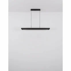Luminaires Globo Lighting Sola Suspension LED Noir, 1 lumière, Télécommandes* Éclairage Led