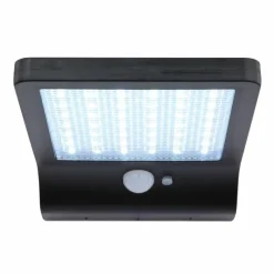 Luminaires Globo Lighting SOLAR Lampe murale d´extérieur, Lampe solaire LED Noir, Transparent, 42 lumières, Détecteur de mouvement