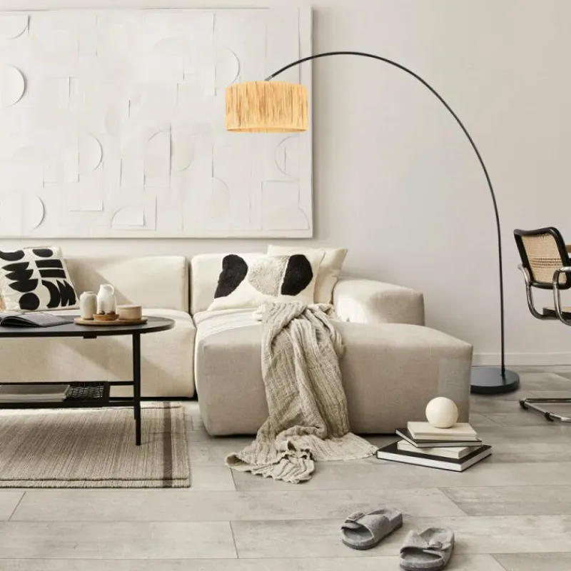 Luminaires Steinhauer Solva Lampadaire Noir, 1 lumière* Lampadaires Et Lampes Sur Pied