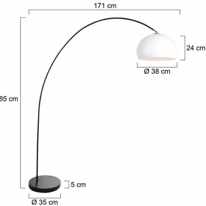 Luminaires Steinhauer Solva Lampadaire Noir, 1 lumière* Lampadaires Et Lampes Sur Pied