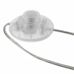 Lampes En Tissu-Luminaires Steinhauer Solva Lampadaire Acier brossé, 1 lumière