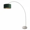 Lampes En Tissu-Luminaires Steinhauer Solva Lampadaire Acier brossé, 1 lumière