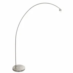 Luminaires Steinhauer Solva Lampadaire Acier brossé, 1 lumière* Lampadaires Et Lampes Sur Pied