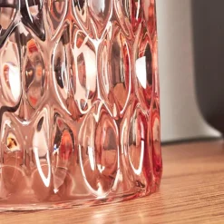 hofstein Sonhim Lampe à poser Rose, Noir, 1 lumière