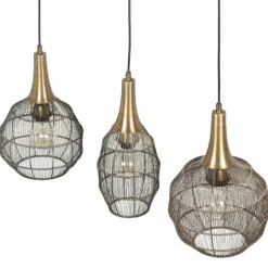 Luminaires Trio SORAYA Suspension Vieux laiton, 3 lumières* Suspensions