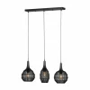 Luminaires Trio SORAYA Suspension Noir, 3 lumières* Suspensions