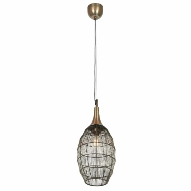 Luminaires Trio SORAYA Suspension Vieux laiton, 1 lumière* Suspensions