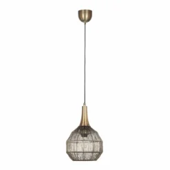 Luminaires Trio SORAYA Suspension Vieux laiton, 1 lumière* Suspensions