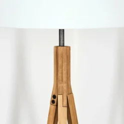 Lampes En Tissu-hofstein Soungou Lampadaire Écru, 1 lumière