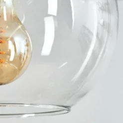 hofstein Soutinho Suspension, Boule lumineuse Clair, 4 lumières