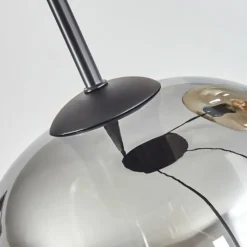 Suspension Verre Fumé-hofstein Soutinho Suspension, Boule lumineuse Ambre, Clair, Fumé, 4 lumières