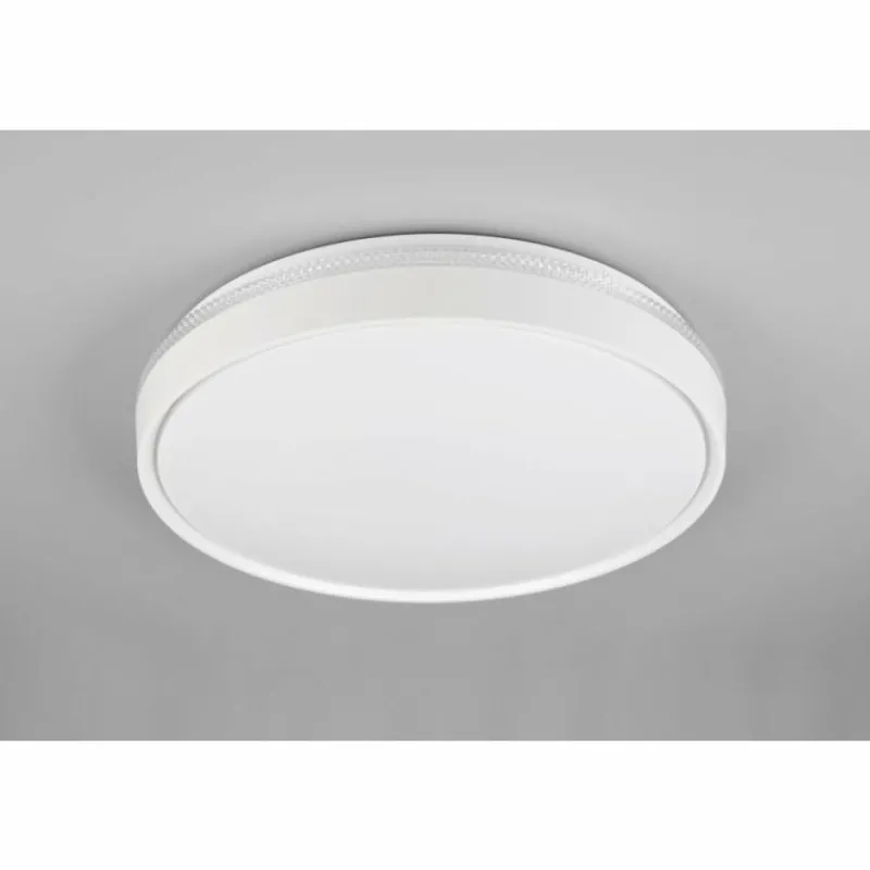 Luminaires Reality Spacy Plafonnier LED Blanc, 1 lumière, Télécommandes* Éclairage Led