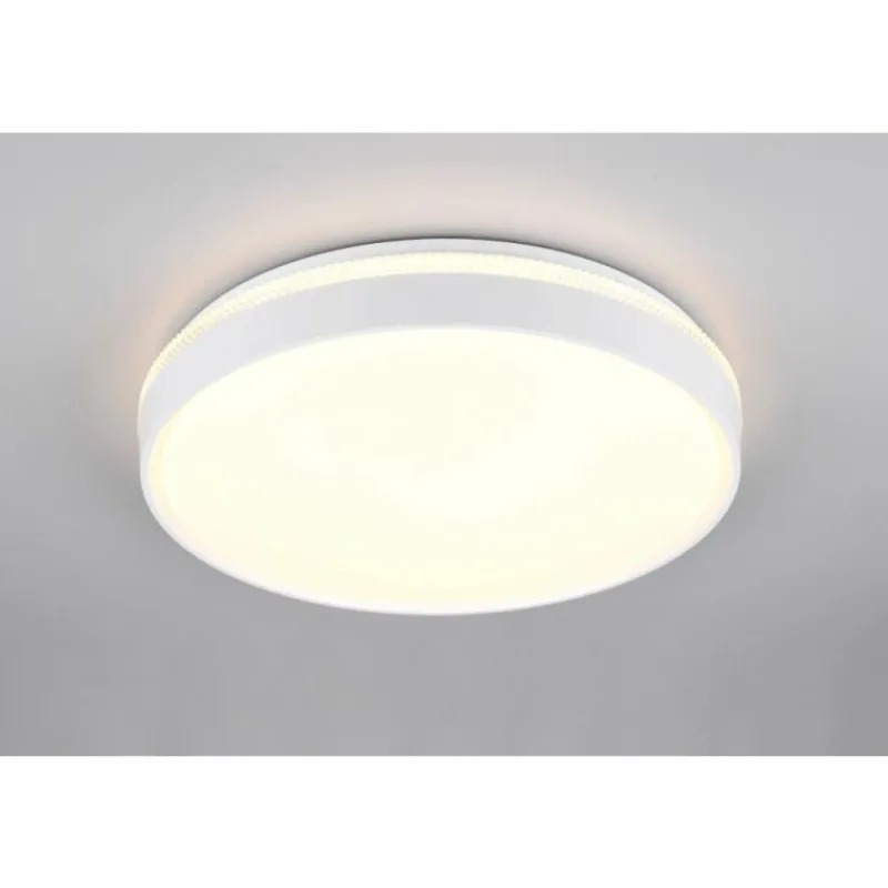 Luminaires Reality Spacy Plafonnier LED Blanc, 1 lumière, Télécommandes* Éclairage Led