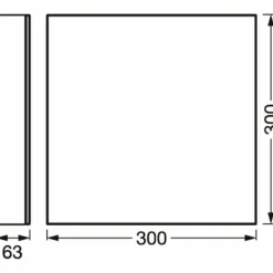 Luminaires Ledvance SPARK Applique murale / Plafonnier LED Blanc, 1 lumière* Éclairage Led