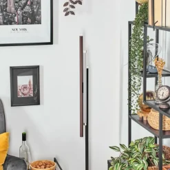 hofstein Specksta Lampadaire LED Cuivre, Noir, Argenté, 3 lumières