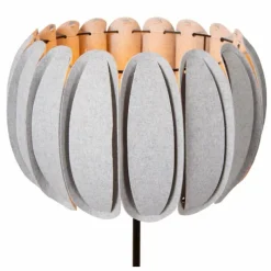 Lampes En Tissu-Luminaires Lucide SPENCER Lampadaire Noir, 1 lumière