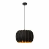 Lampes En Tissu-Luminaires Lucide SPENCER Suspension Noir, 1 lumière