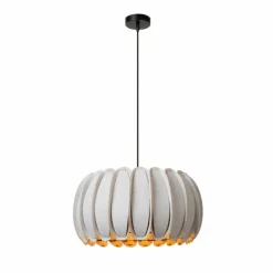 Lampes En Tissu-Luminaires Lucide SPENCER Suspension Noir, 1 lumière