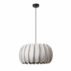 Lampes En Tissu-Luminaires Lucide SPENCER Suspension Noir, 1 lumière