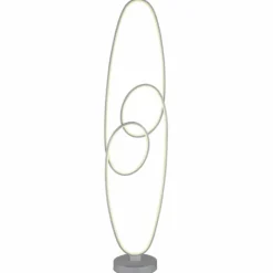 Luminaires Globo Lighting Spira Lampadaire LED Argenté, 1 lumière* Éclairage Led