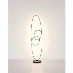 Luminaires Globo Lighting Spira Lampadaire LED Noir, 1 lumière* Éclairage Led