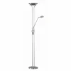 Luminaires Reality SPOCK Lampadaire LED Nickel mat, 2 lumières* Éclairage Led