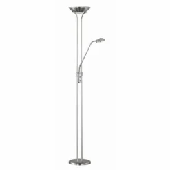Luminaires Reality SPOCK Lampadaire LED Nickel mat, 2 lumières* Éclairage Led