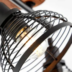 Luminaires Scandinaves-Luminaires Brilliant Spot Brilliant Avia Bois foncé, Noir, 2 lumières