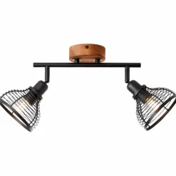 Luminaires Scandinaves-Luminaires Brilliant Spot Brilliant Avia Bois foncé, Noir, 2 lumières