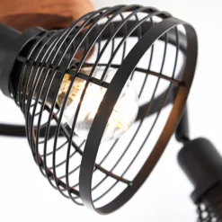 Luminaires Scandinaves-Luminaires Brilliant Spot Brilliant Avia Bois foncé, Noir, 3 lumières