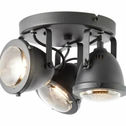 Luminaires Brilliant Spot Brilliant Carmen Noir, 3 lumières