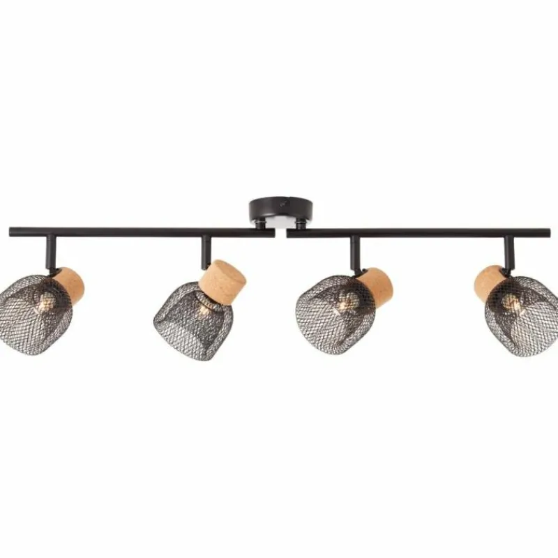 Luminaires Brilliant Spot Brilliant Flaka Noir, 4 lumières* Spots Et Projecteurs