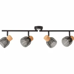 Luminaires Brilliant Spot Brilliant Flaka Noir, 4 lumières* Spots Et Projecteurs