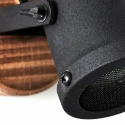 Lampes Industrielles-Luminaires Brilliant Spot Brilliant Inge Bois foncé, 1 lumière