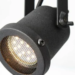 Lampes Industrielles-Luminaires Brilliant Spot Brilliant Inge Bois foncé, 2 lumières