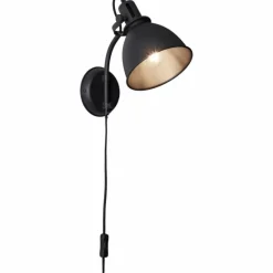 Luminaires Rustiques-Luminaires Brilliant Spot Brilliant Jesper Noir, 1 lumière