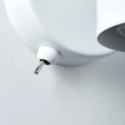 Luminaires Rustiques-Luminaires Brilliant Spot Brilliant Moka Blanc, 1 lumière