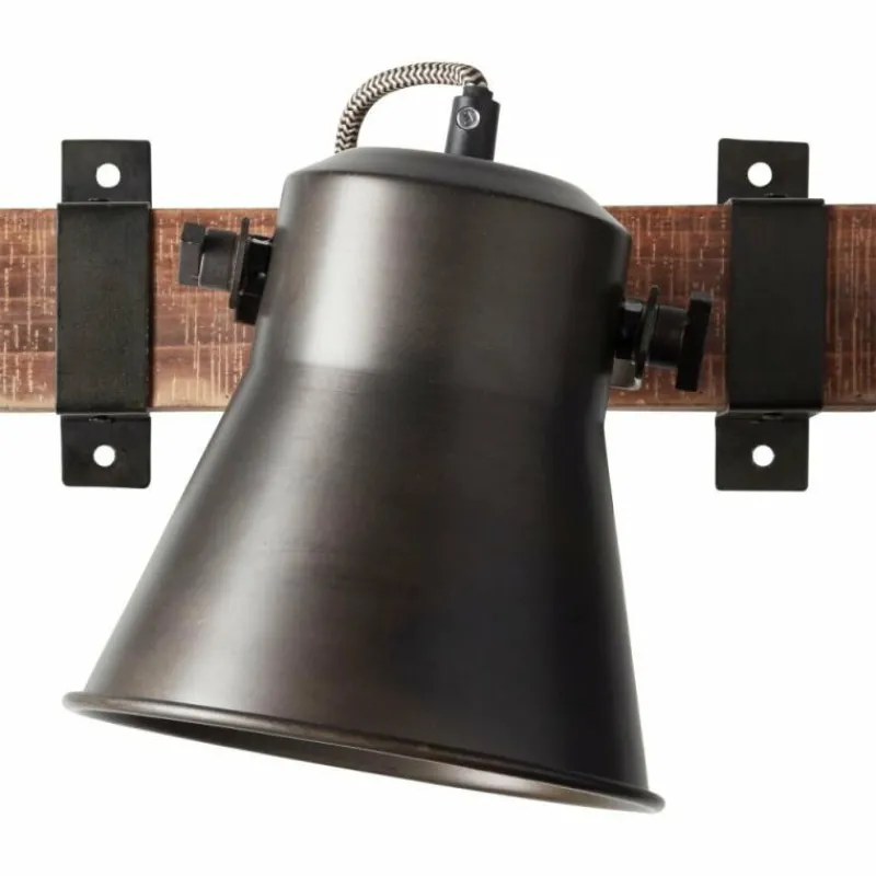 Luminaires Rustiques-Luminaires Brilliant Spot Brilliant Plow Noir, 1 lumière