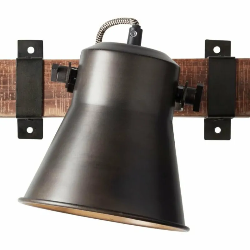 Luminaires Rustiques-Luminaires Brilliant Spot Brilliant Plow Noir, 1 lumière